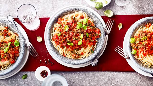 Vegane Spaghetti bolognese