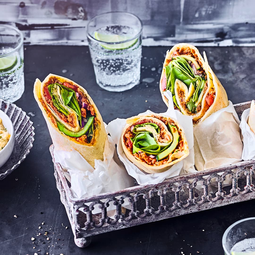 Wraps-Rezepte für lecker gefüllte Teigrollen | EDEKA