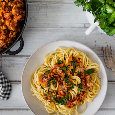 Vegetarische Sauce Bolognese