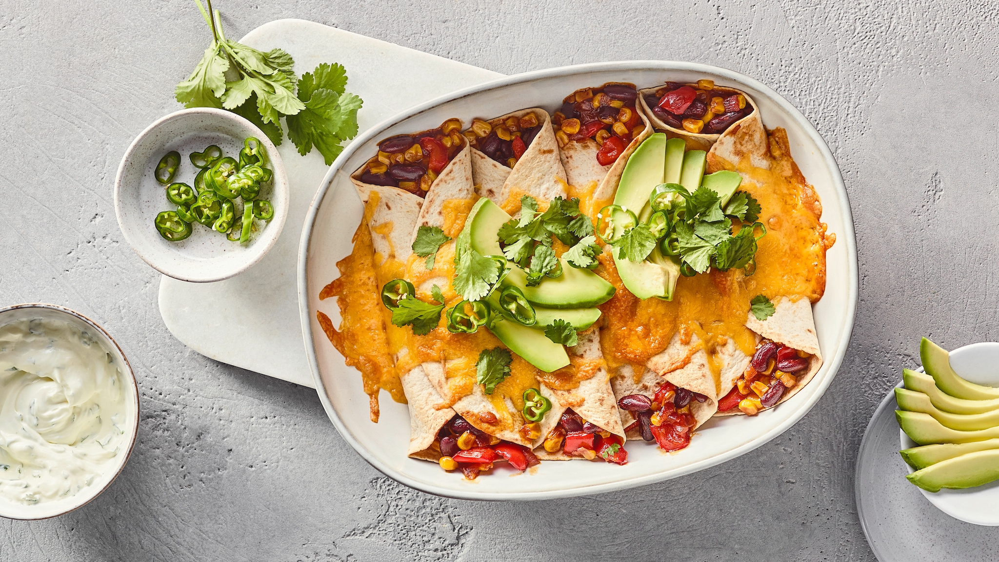 Vegetarische Enchiladas