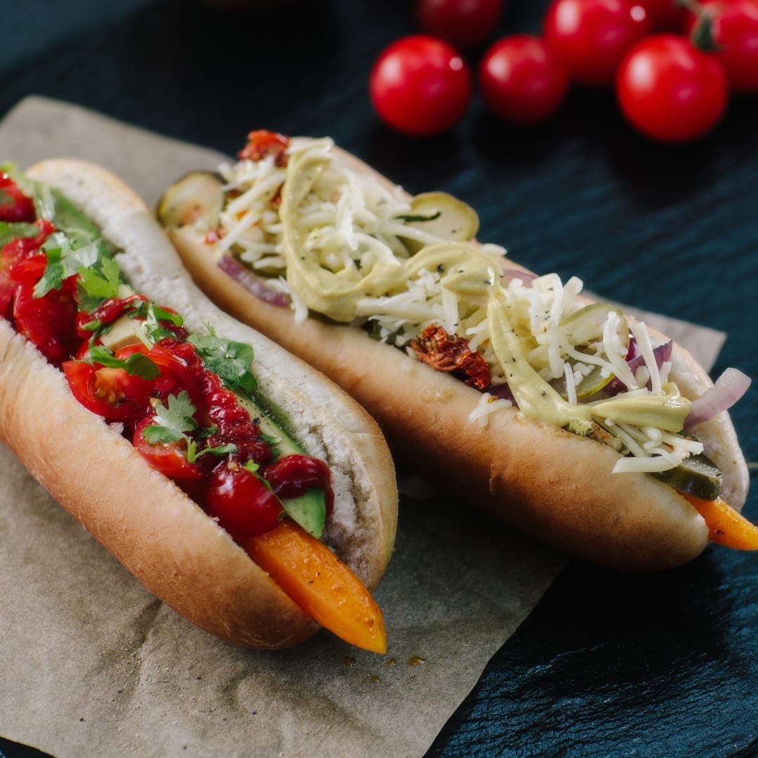 Vegetarische Hot Dogs