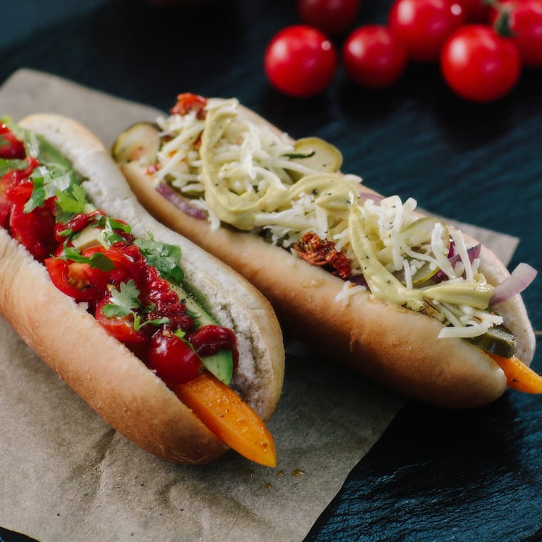 Vegetarische Hot Dogs