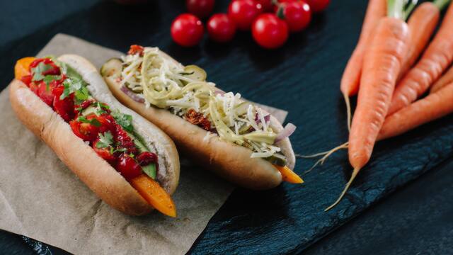 Vegetarische Hot Dogs