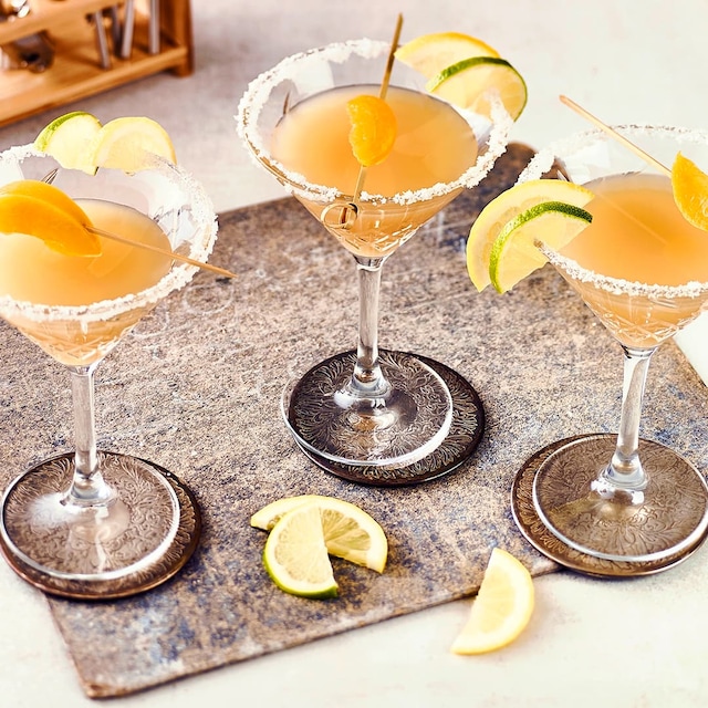 Leckerer Margarita-Genuss ganz ohne Alkohol: Unser Rezept mit Virgin Margarita mit Pfirsichnektar.