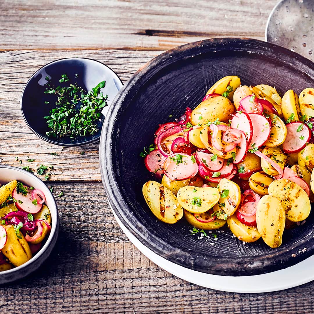 Warmer Kartoffelsalat klassisch 