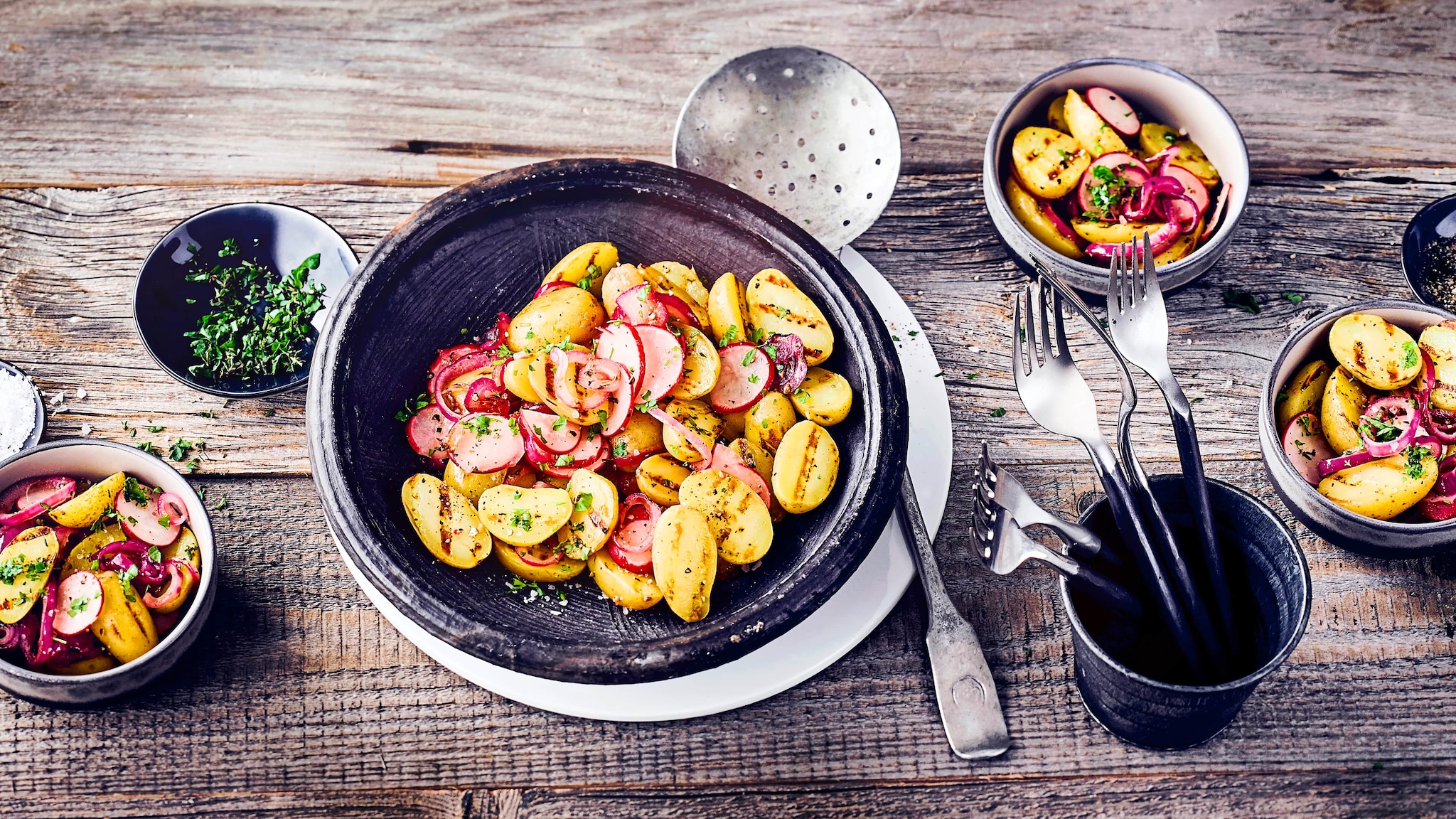 Warmer Kartoffelsalat klassisch 