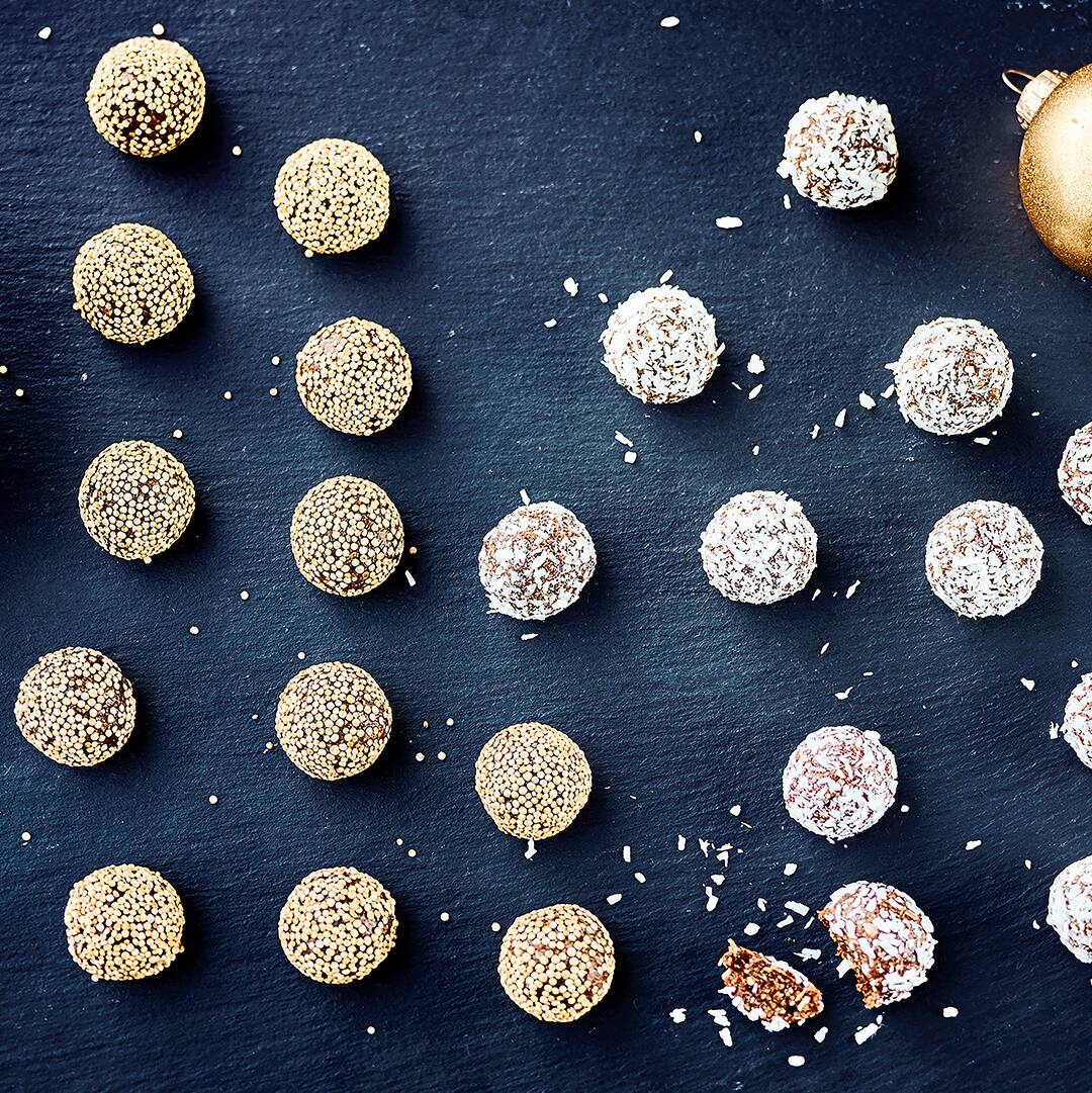 Weihnachtliche Energy Balls