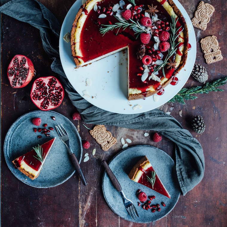 Weihnachts-Cheesecake