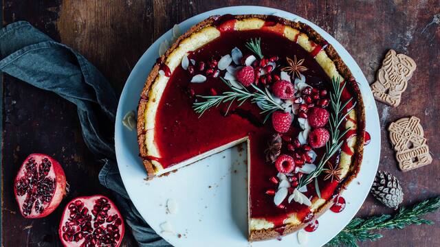 Weihnachts-Cheesecake