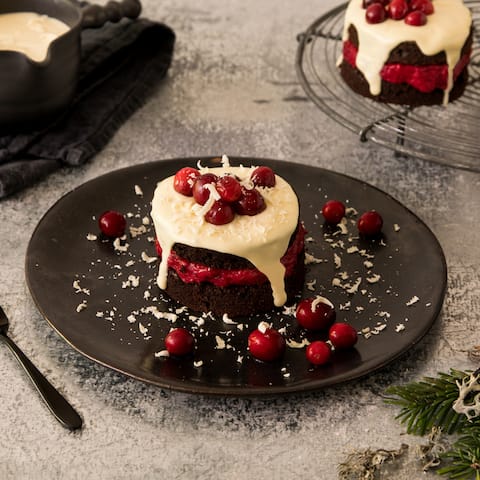 Cranberry-Weihnachtstörtchen