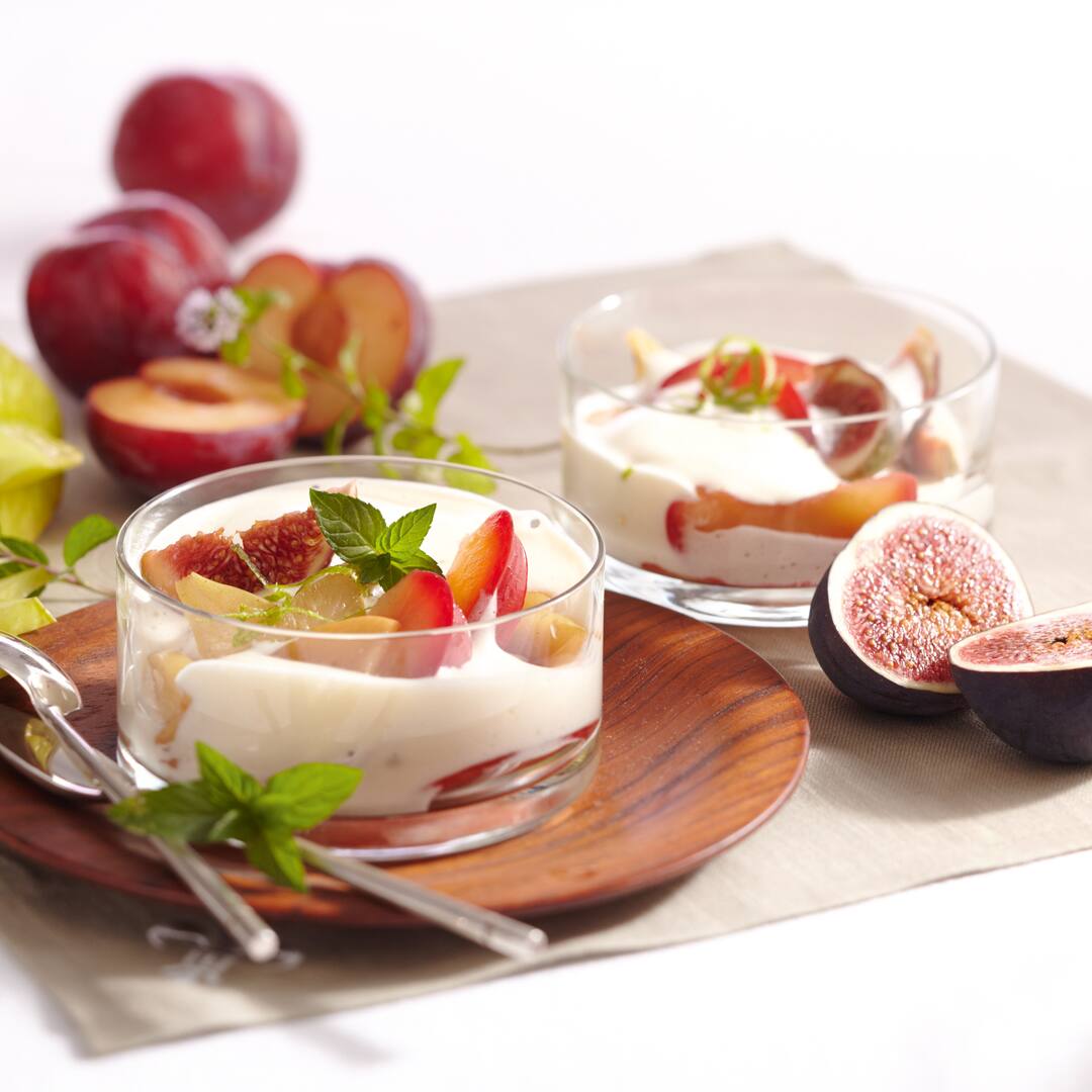  Weinfrüchte mit Zabaione  