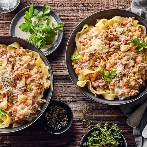 Weiße Bolognese