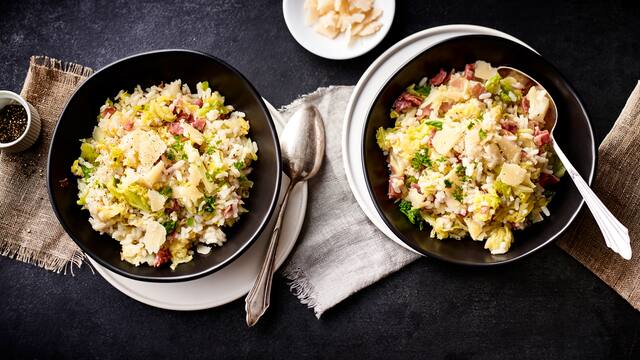 Wirsing-Risotto