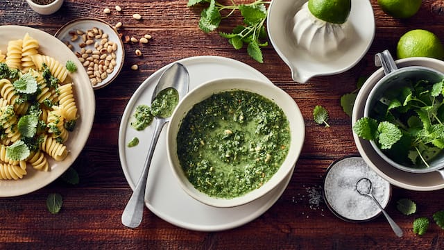 Zitronenmelisse-Pesto