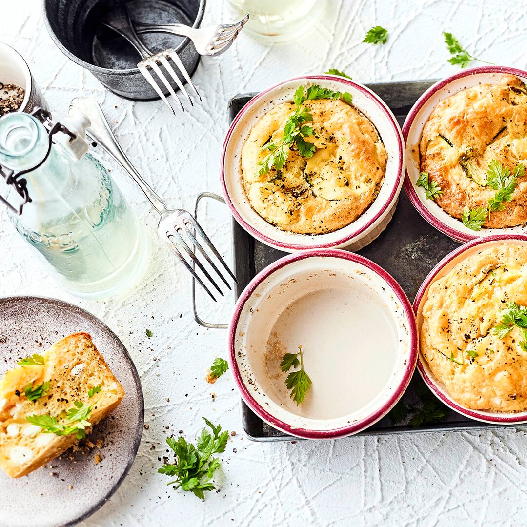 Zucchini Feta Kuchen