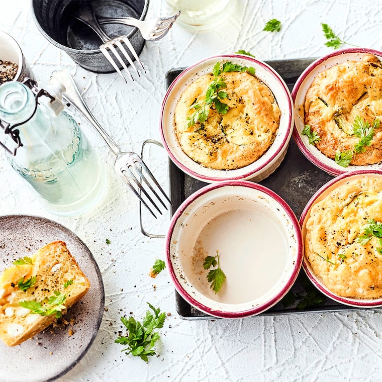 Zucchini Feta Kuchen