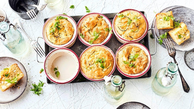Zucchini Feta Kuchen