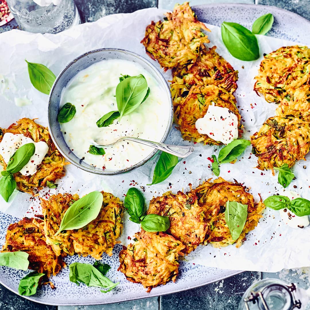 Zucchini-Reibekuchen