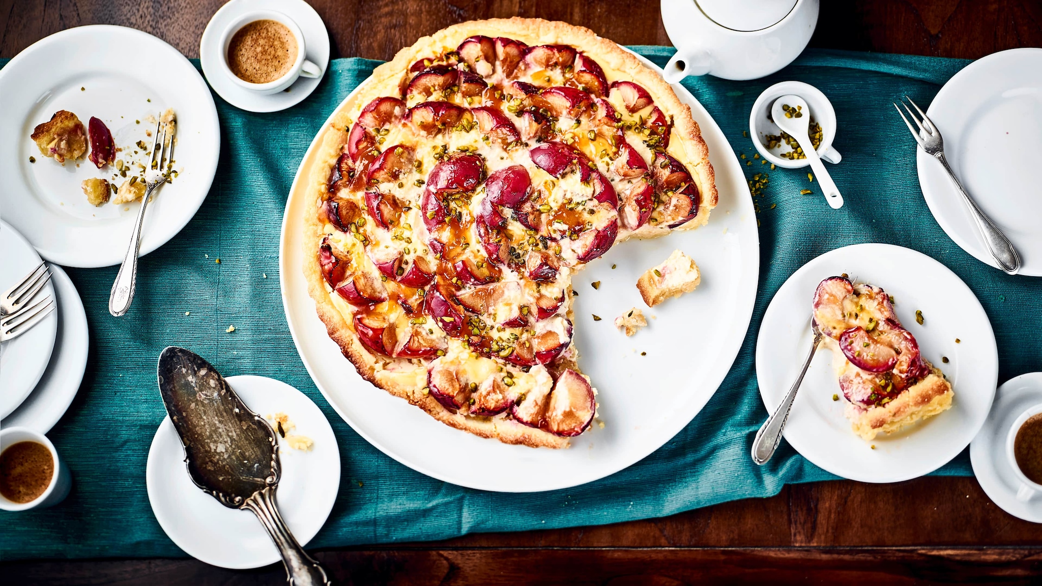 Zwetschgen-Quarkkuchen