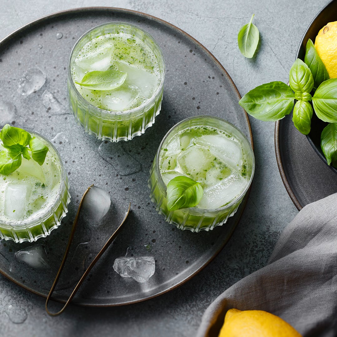 Basilikumlimonade - Rezept