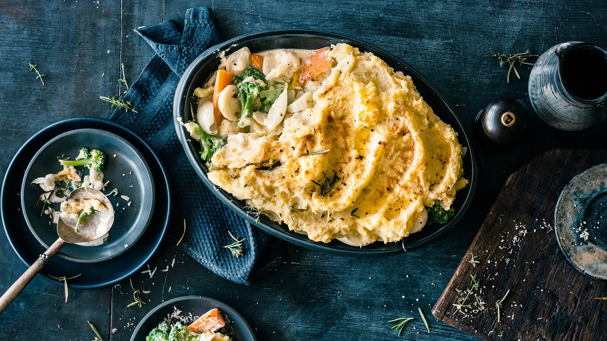 Buntes Herbstgemüse mit Kartoffelhaube - Rezept | EDEKA