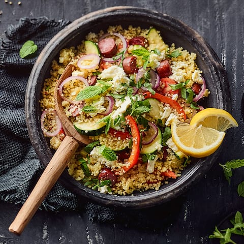 Couscous-Gemüse-Salat 