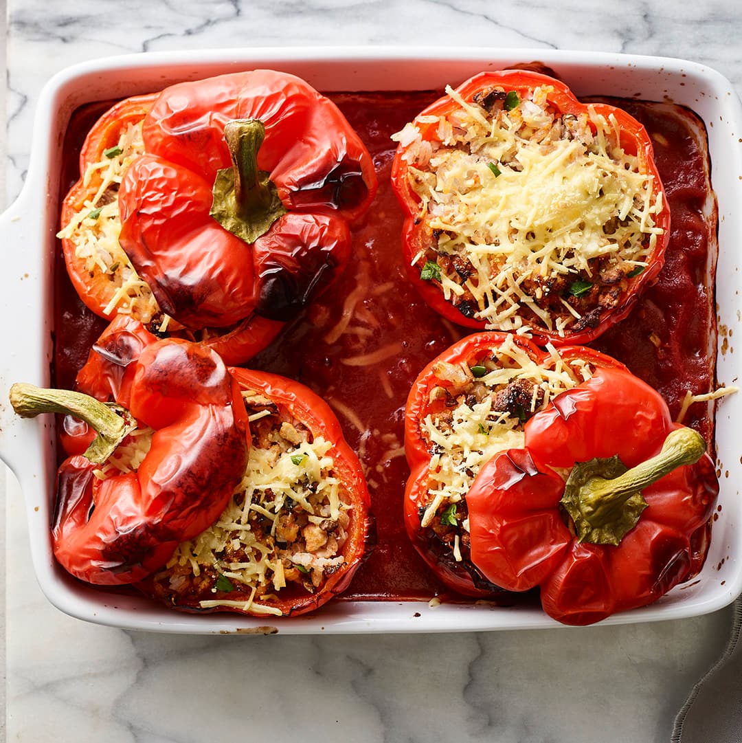 Gefüllte Paprika vegan - Rezept | EDEKA