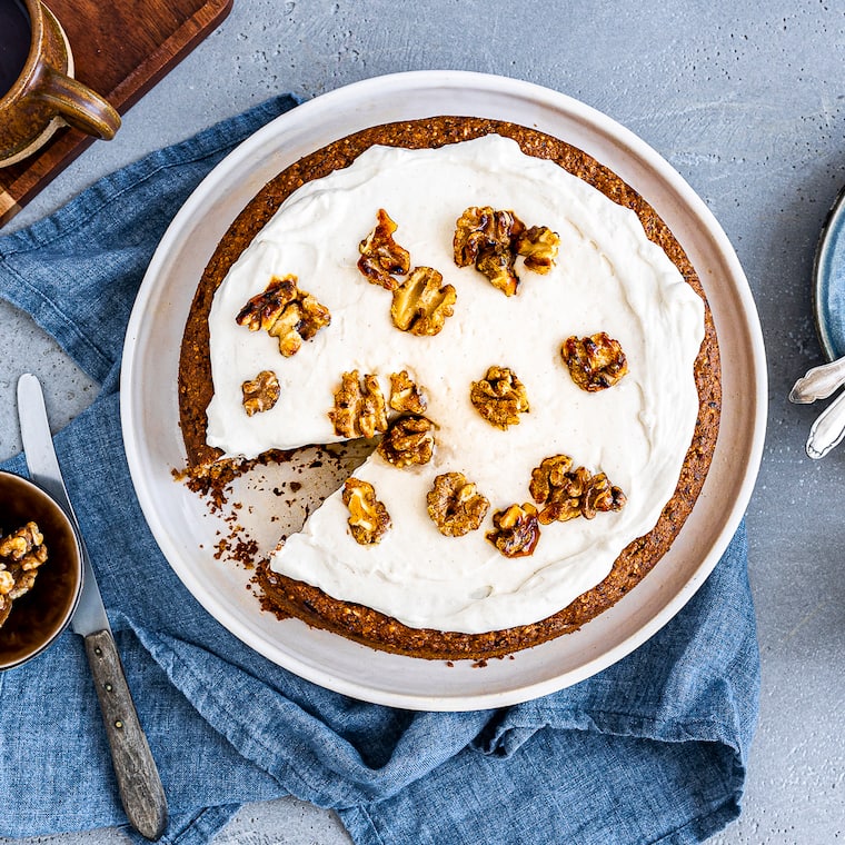 Kürbiskuchen vegan