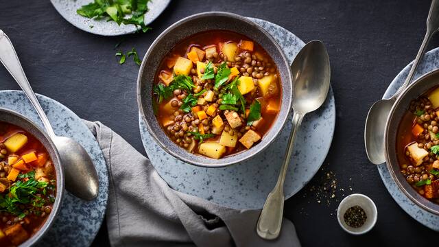 Linsensuppe vegan