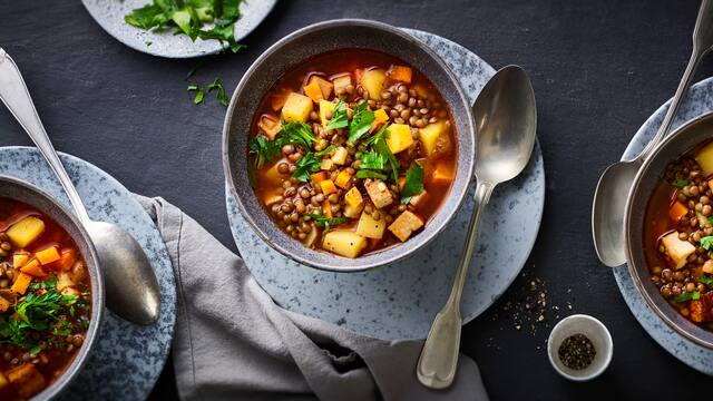 Linsensuppe vegan