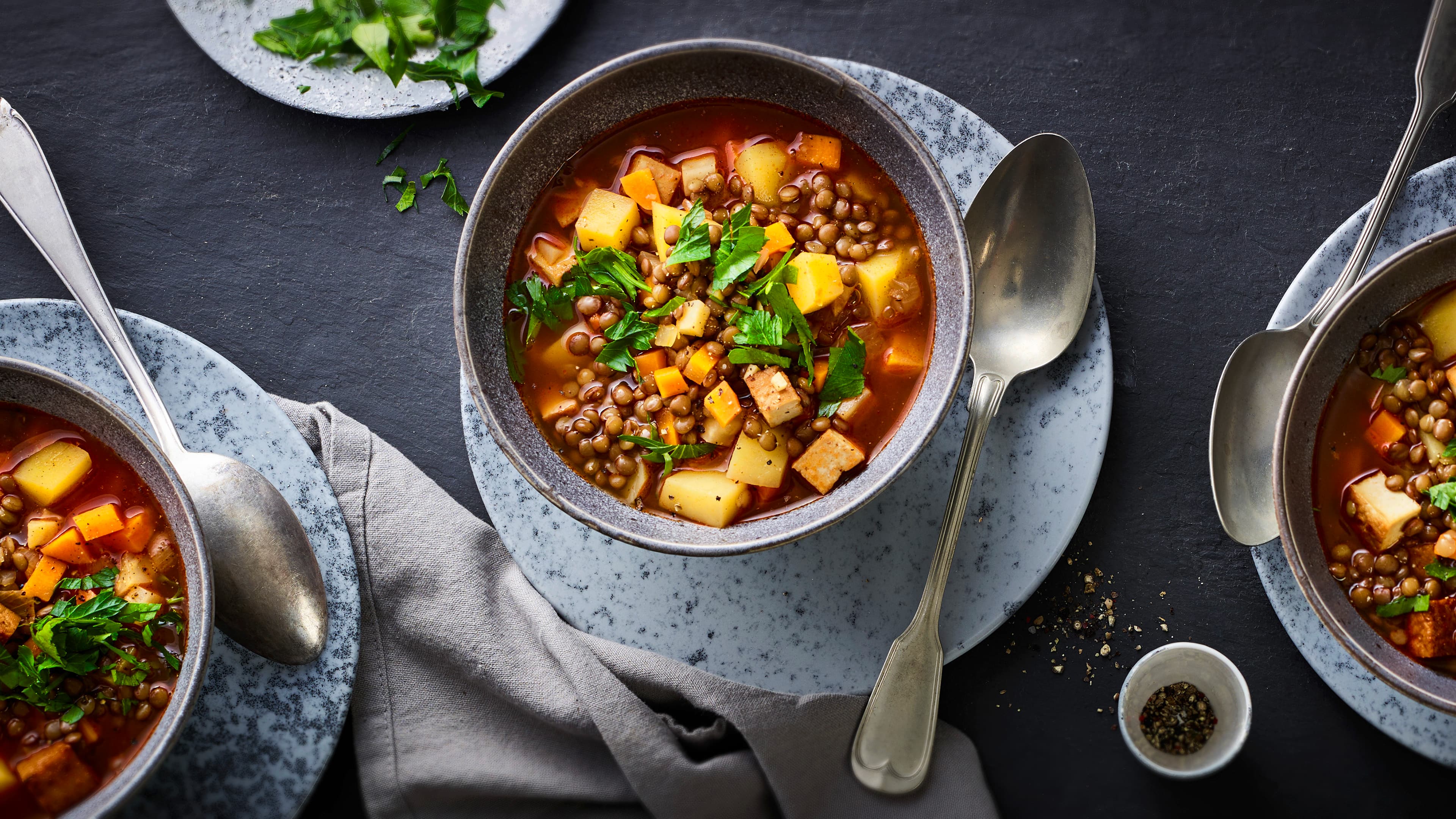 Linsensuppe vegan - Rezept | EDEKA