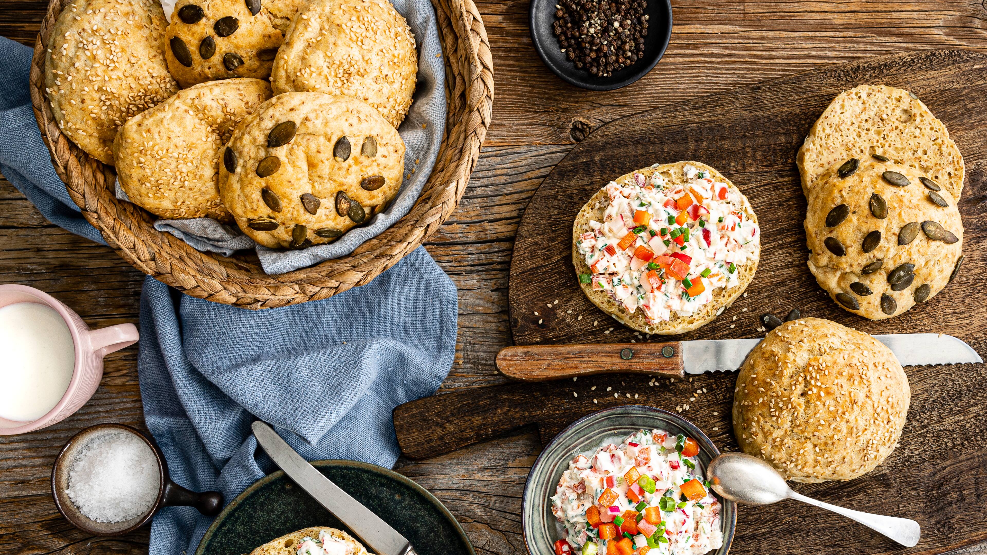 Low-Carb-Brötchen - Rezept | EDEKA