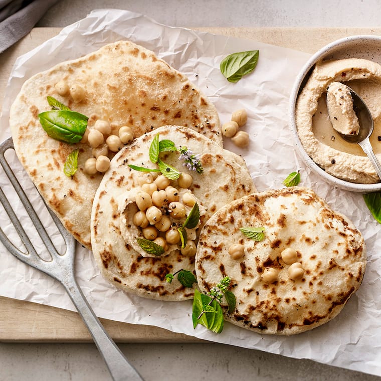 Naan Brot vegan