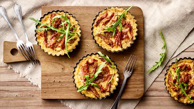 Quiche mit Parmaschinken