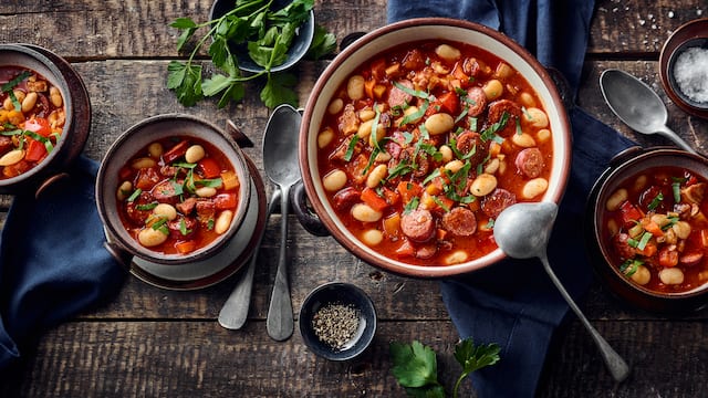 Serbische Bohnensuppe