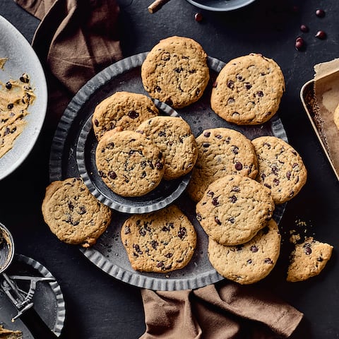 Vegane Chocolate Chip Cookies