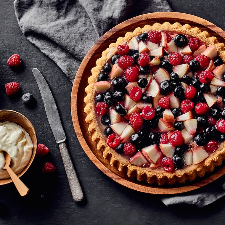 Veganer Obstkuchen