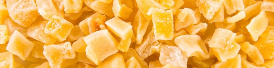 Getrocknete Mango schmeckt durch den Wasserentzug besonders süß.