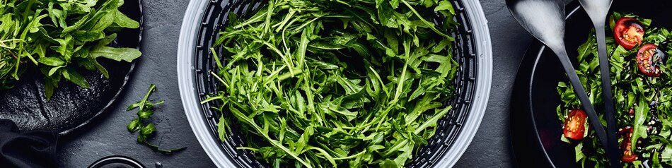 Rucola ist auch als Rauke bekannt.