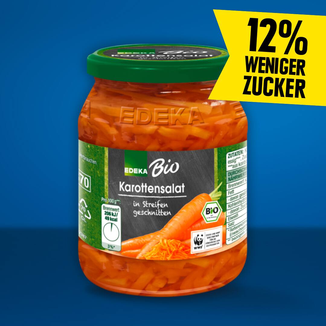 EDEKAProdukte mit weniger Salz und Zucker