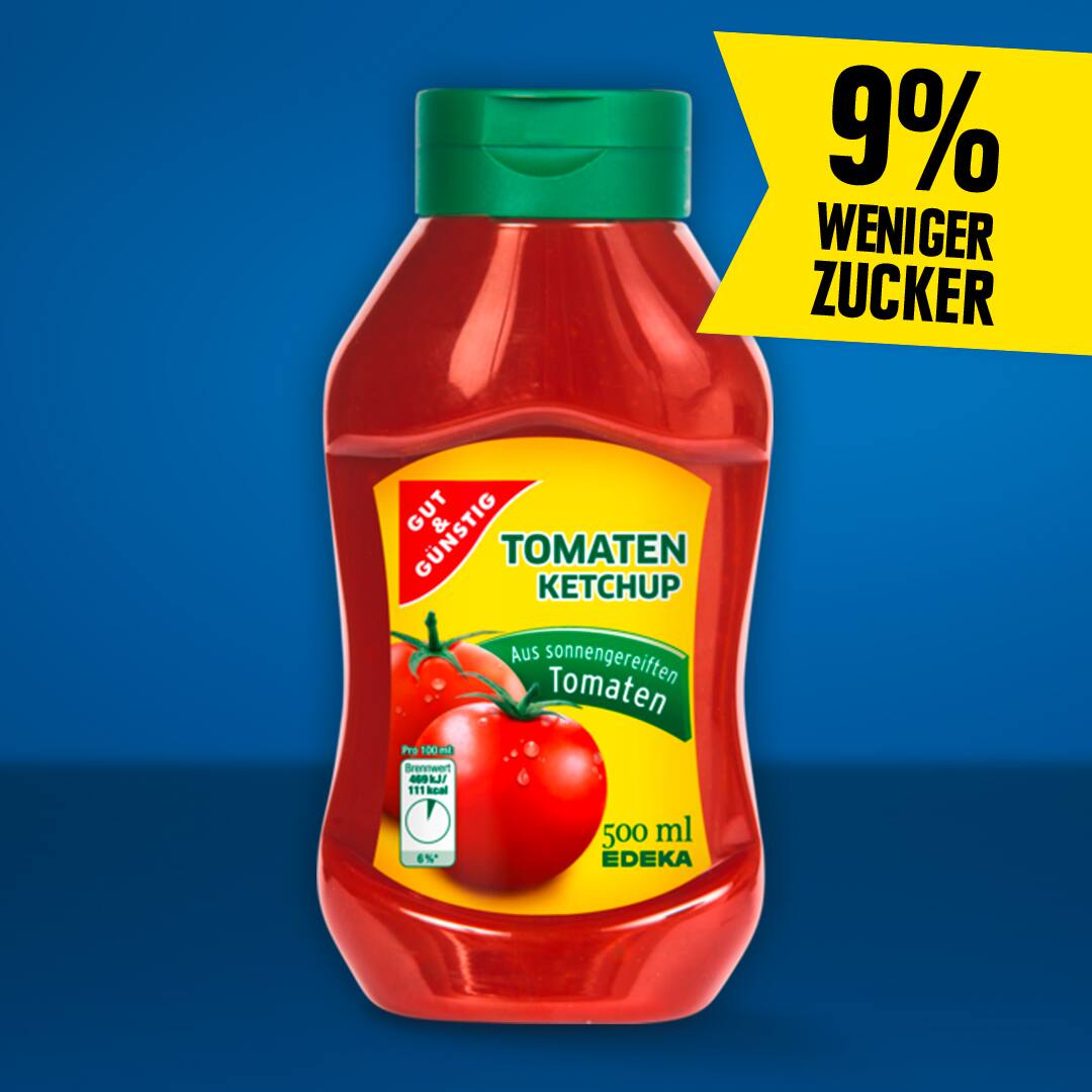 EDEKAProdukte mit weniger Salz und Zucker