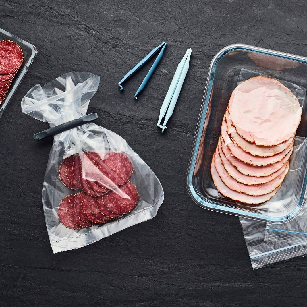 Bild von verschiedenen eingefrorenen Gerichten