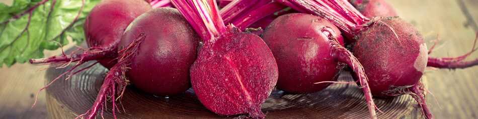 Rote Bete zählten zur Gattung der Rüben.