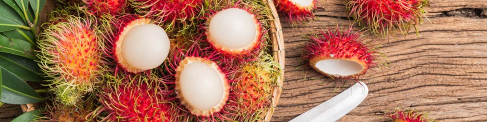 Die Rambutan ähnelt geschmacklich ihrer Verwandten Litschi.