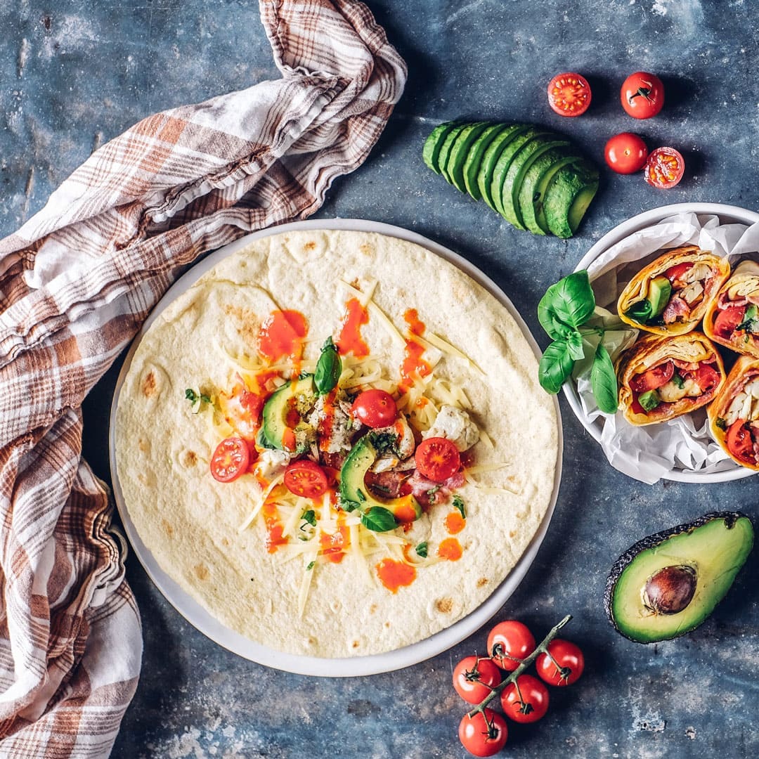 WrapsRezepte für lecker gefüllte Teigrollen EDEKA