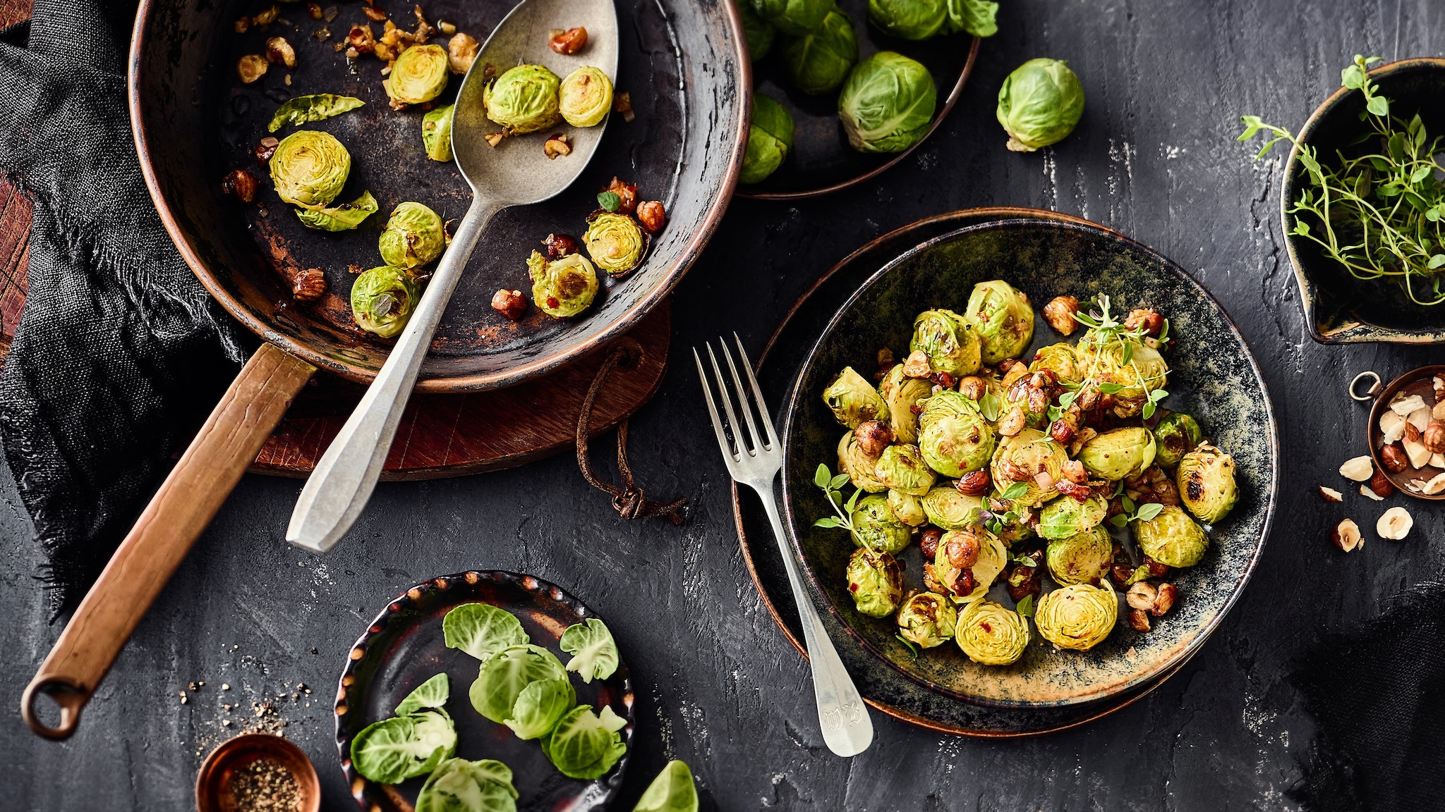 Gebratener Rosenkohl 