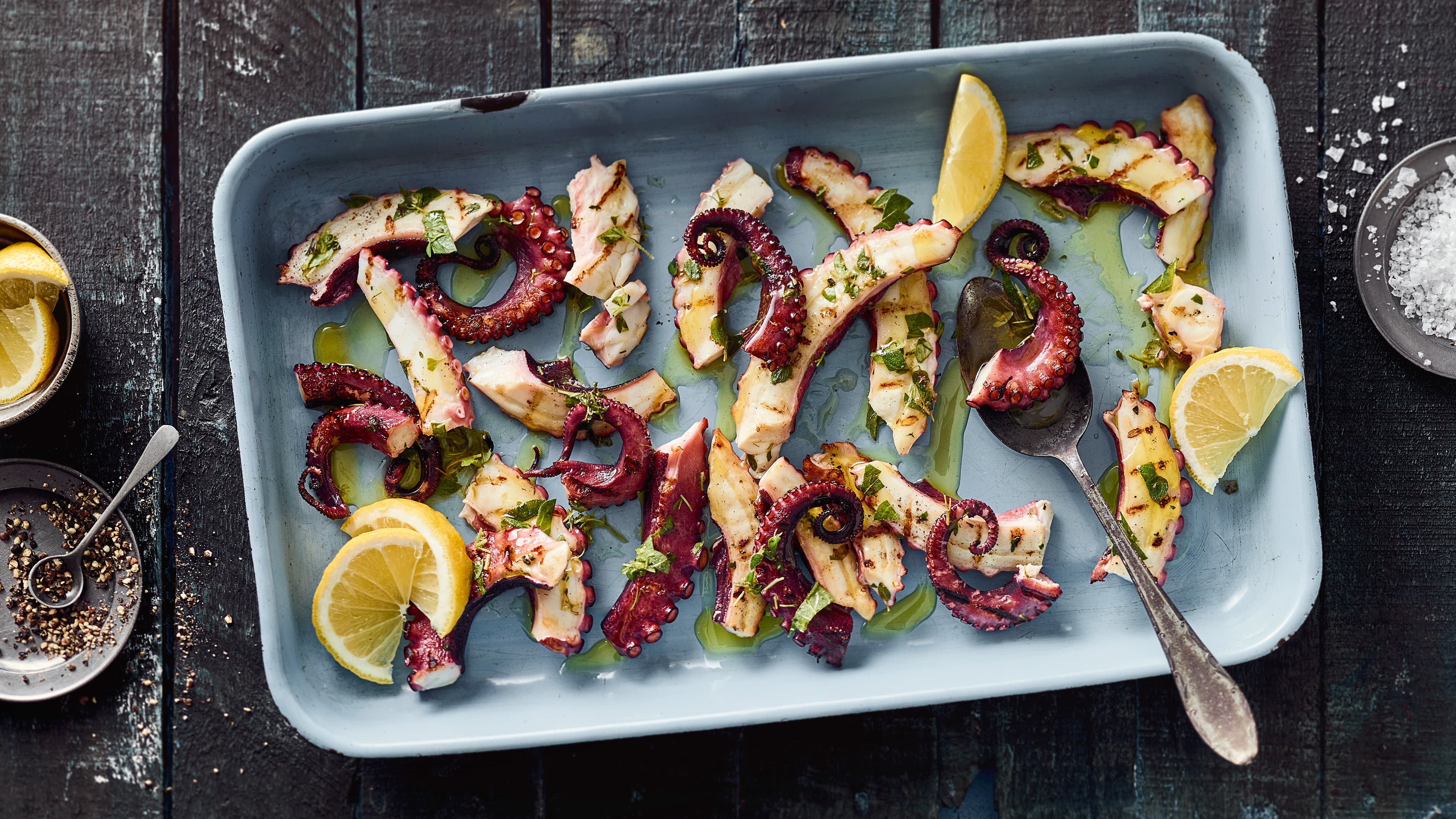 Gegrillter Tintenfisch