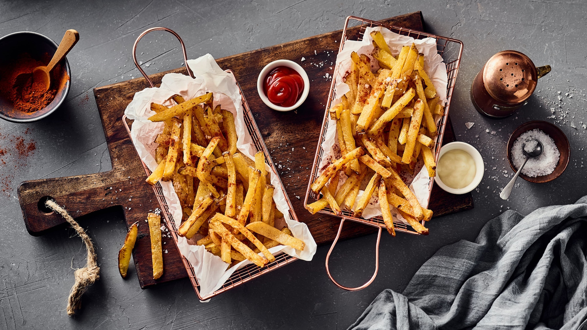 Pommes-Frites aus der Heissluftfritteuse