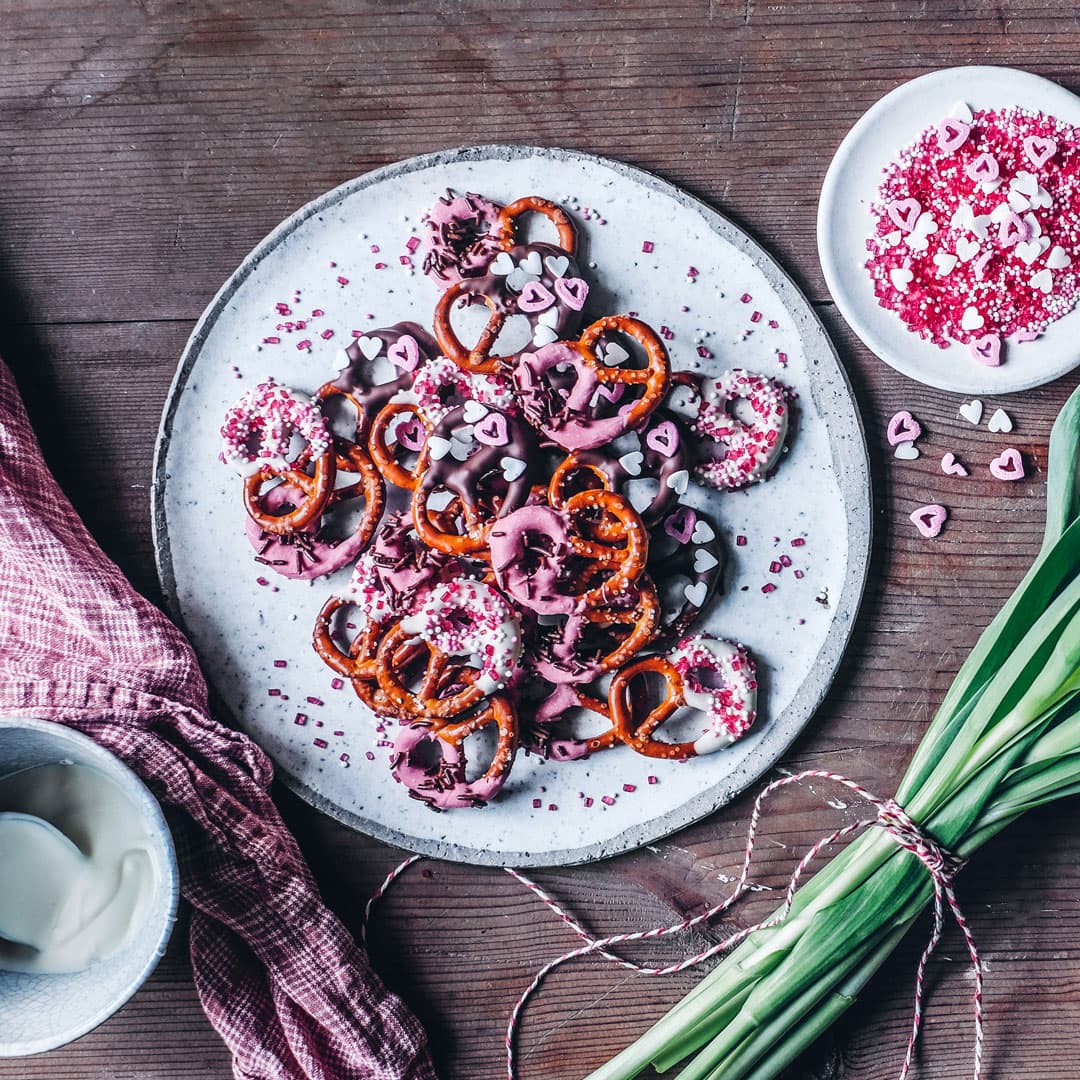 Valentinstags-Brezeln 