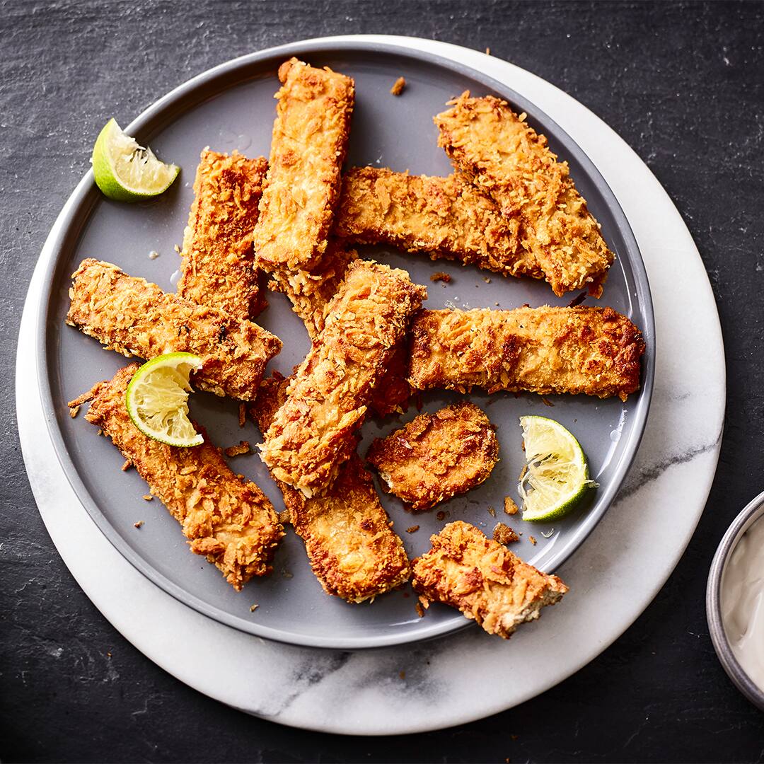 Vegane Fischstäbchen